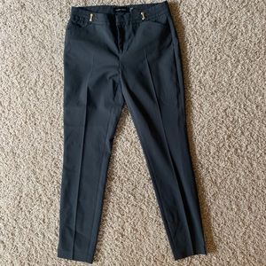 Ivanka trump gray slim fit ankle pants
